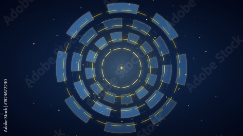 Luxury Mandala Abstract Geometric Background Islamic Pattern Ornamental Seamless Loop