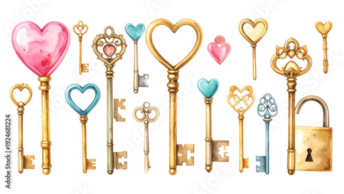 key, lock, vintage, metal, old, security, vector, antique, keys, illustration, door, set, gold, icon, house, home, silhouette, symbol, object, pattern, open, shape, collection, steel, access