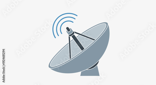 Satellite Dish Receiving Signals