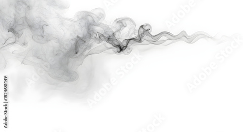 smoke on a white background