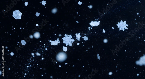 snow falling from the sky