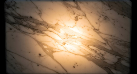 a white marble tile with a black border