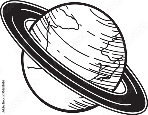 Globe Isolated on White Background