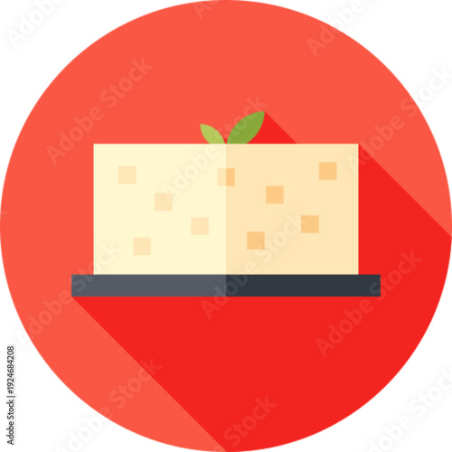 Tofu Soybean Protein Vegetarian Icon