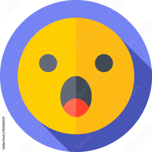 Surprised Face Emotion Shock Icon