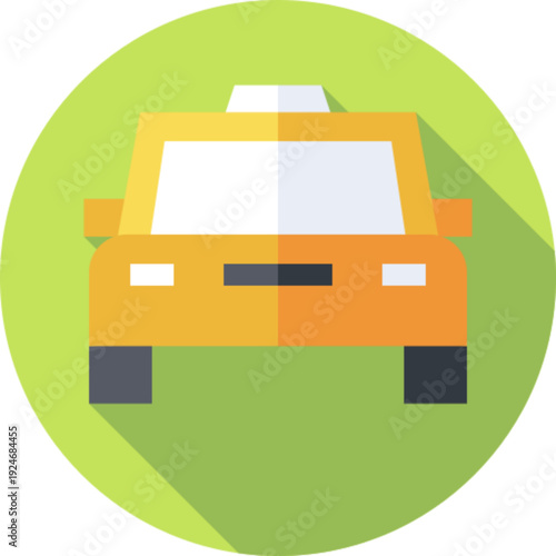 Taxi Cab Transportation Vehicle Icon