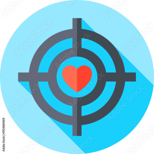 Target Marketing Audience Business Icon
