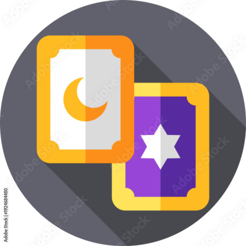 Tarot Card Fortune Telling Divination Icon