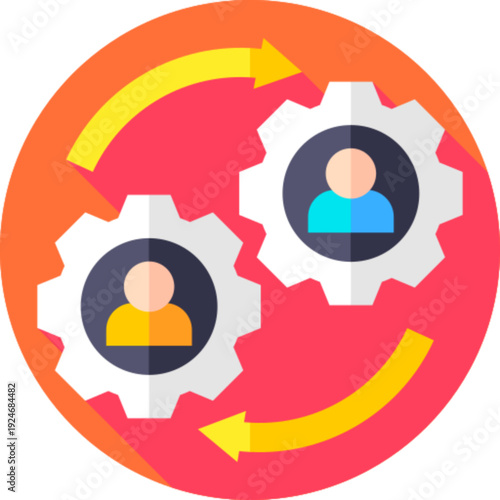 Teamwork Collaboration Partnership Icon