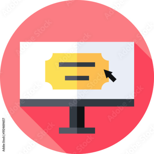 Event Ticket Festival Admission Pass Icon