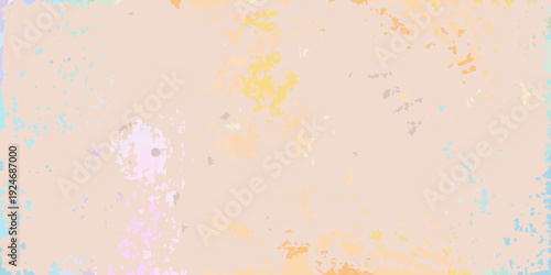 Abstract pastel background with splattered paint and soft color variations