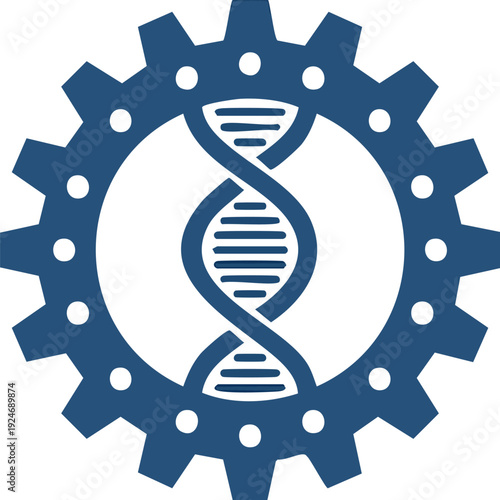 Innovative Bio-Tech Symbol Icon Design