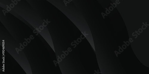 A luxurious, high-end background with a dark theme and elegant curves creates a sophisticated atmosphere for the design, giving it a premium feel, while the soft orange-gold curves stand out.