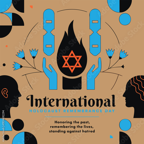 Printlat design international holocaust remembrance day