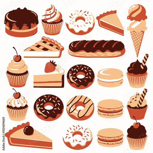 Sweet Treats Collection vector