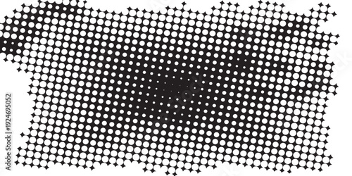 HAn abstract black and white pattern featuring dynamic, scattered lines and splatters on a white background, evoking a sense of movement and energy.alftone Abstract Background Dots Web Banner.