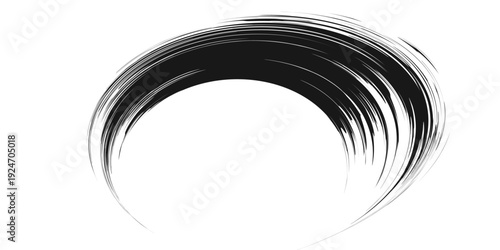 Brush touch material, ink splash, handwritten texture, texture material, rough lines, ink lines, Japanese style, Asian taste vector