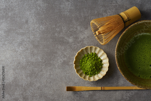 日本の抹茶　イメージ