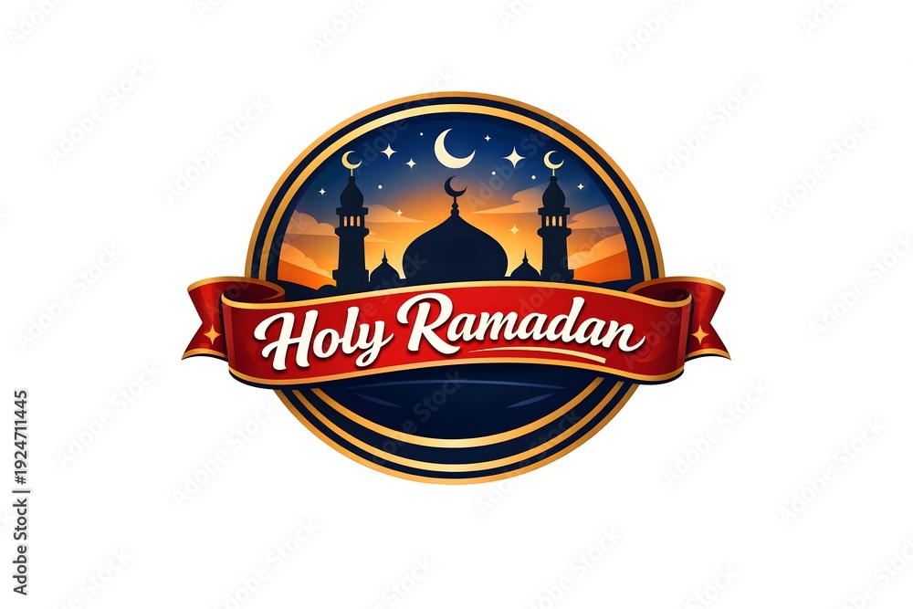 Obraz premium a wooden table with dates and a lantern, overlay text “Ramadan Kareem