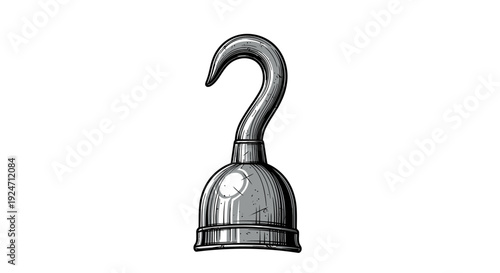 Pirate Hook Hand Illustration