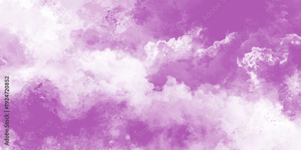 Fototapeta premium dreamy purple cloudscape background featuring soft pastel tones and airy vapor textures perfect for fantasy themes, creative branding, social media graphics, wallpapers.