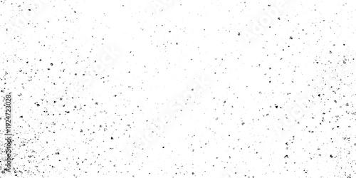 Clean white background featuring randomly scattered black dust specks grainy grunge texture minimal monochrome abstract backdrop.