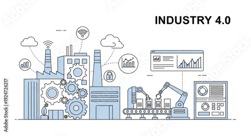 Industry 4.0 - Modern Factory Automation and Technological Advancements.
