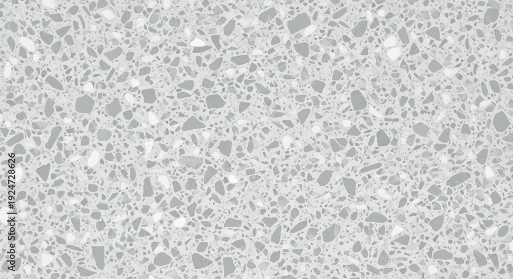 Obraz premium Seamless Gray Terrazzo Texture Pattern Background