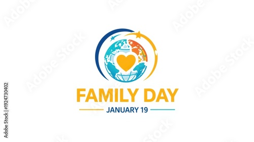 Free Download Celebrating family day with a colorful and vibrant logo design - GFXLoad