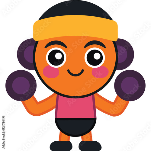 Funny cartoon superheroes and helpers illustration