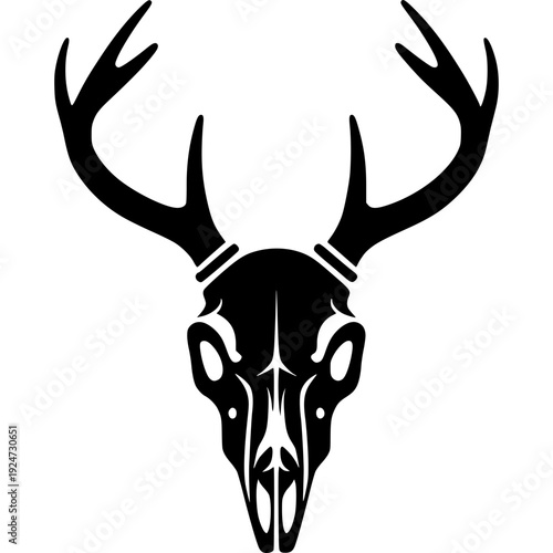 Deer Skull Vector Icon