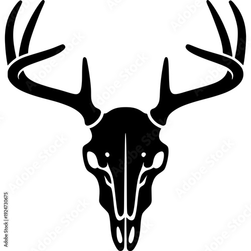 Deer Skull Vector Icon