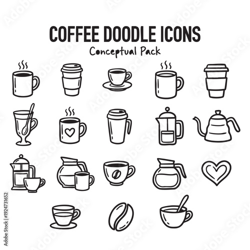 Coffee Shop Beverage Icons