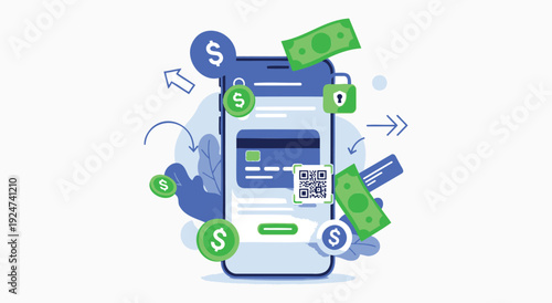 Mobile payment app online banking security financial transaction