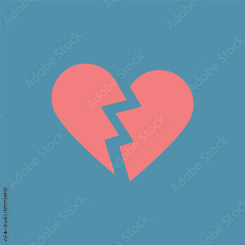 シンプルなデザインのハートアイコン