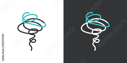 悩みのシンプルなラインアイコン