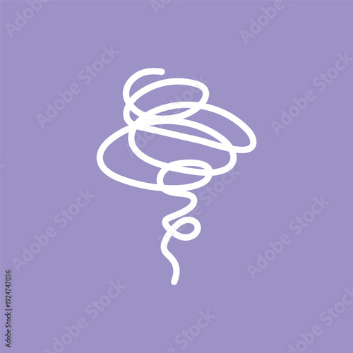 悩みのシンプルなラインアイコン