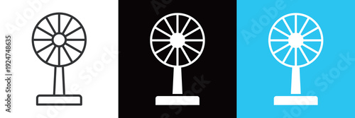 扇風機のベクターアイコン