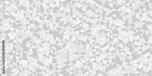 Abstract low polygon paper cubic white, gray wallpaper design. vector transparent polygon reangle square pattern. geometric wall tile metal cube triangle background.