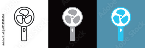 ハンディファンのベクターアイコン