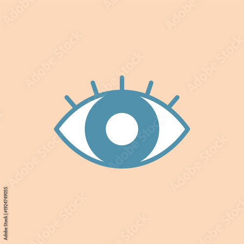 シンプルな目のベクターアイコン