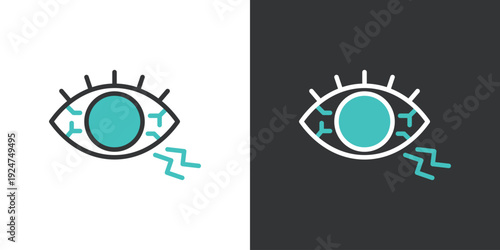 シンプルな目のベクターアイコン