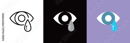 シンプルな目のベクターアイコン