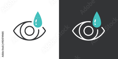 シンプルな目のベクターアイコン