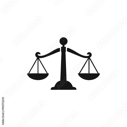 scales of justice vector illustration