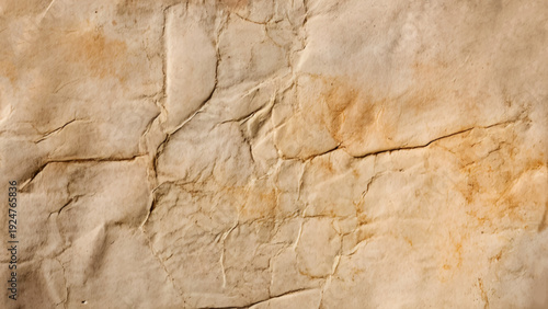 Vintage Parchment Paper Texture Background. A close-up view of a old vintage paper texture 