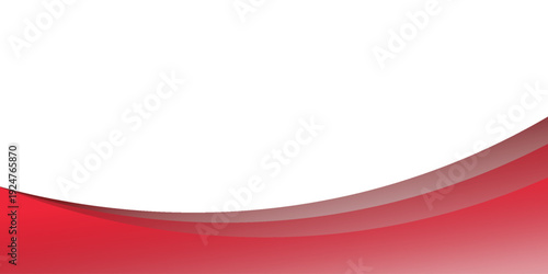 Red abstract wavy presentation background. Vector illustration design for business presentation, banner, cover, web, flyer, card, poster, game, texture, slide, magazine, and powerpoint
