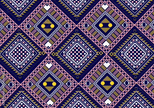 colorful pattern for make clothes background. 