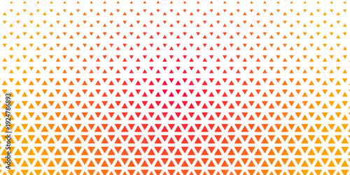 Gradient halftone background subtle dotted pattern design and web graphics. Vector seamless triangle fabric halftone paper vintage. Polka pattern background tile decoration geometric wallpaper.	
