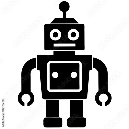 Simple robot character
